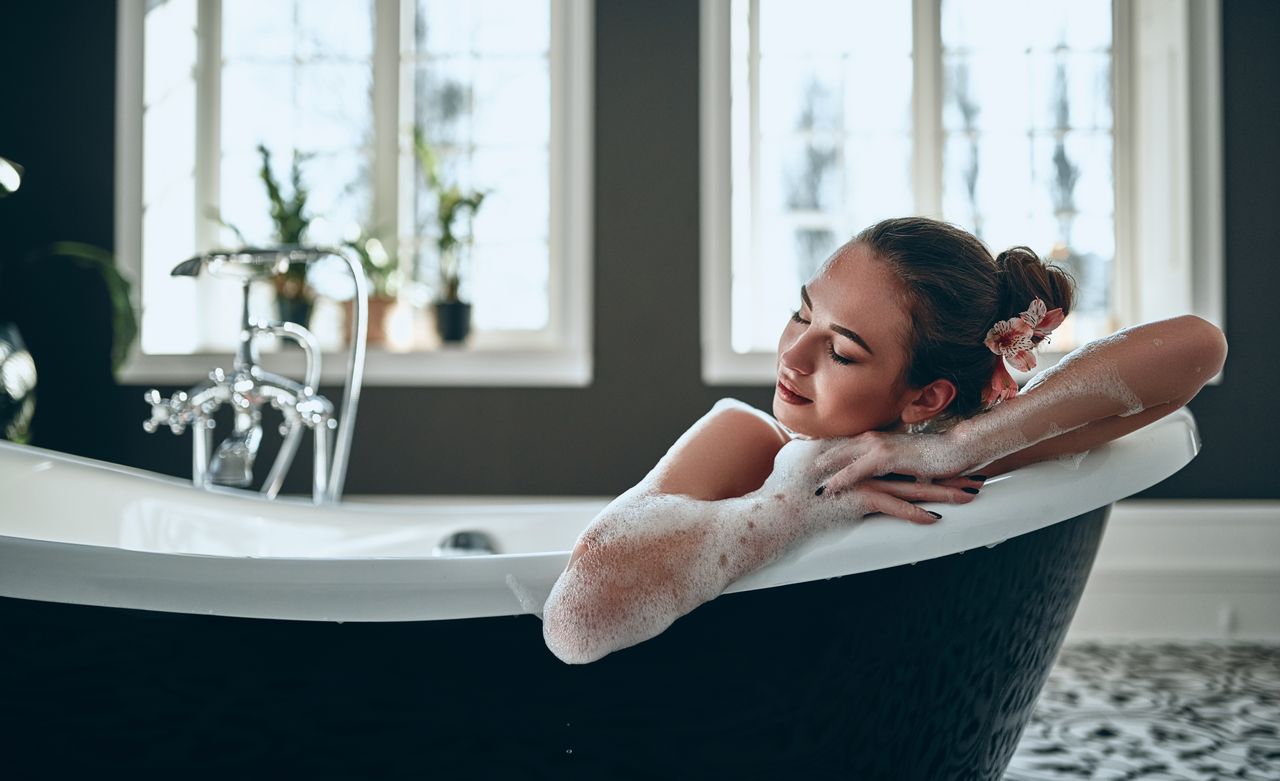 Prendre un bain pour réduire le stress