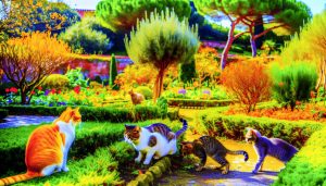 Chats et jardins : l'art de la cohabitation paisible et harmonieuse